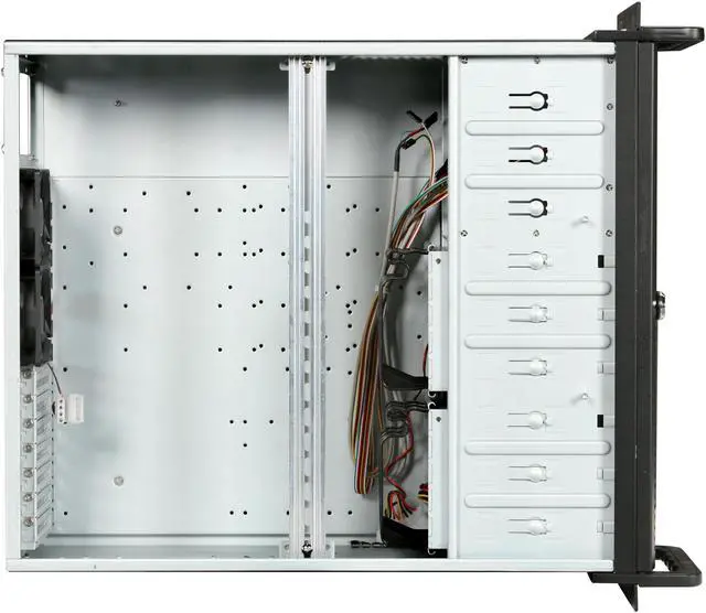 Alt view image 6 of 7 - Rosewill Server Case or Chassis - RSV-R4000 - 4U Rackmount - 4 x Included Cooling Fans, 8 x Internal Bays