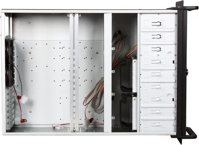 Alt view image 6 of 7 - Rosewill RSV-L4000 - 4U Rackmount Server Case / Chassis - 8 Internal Bays, 7 Cooling Fans Included