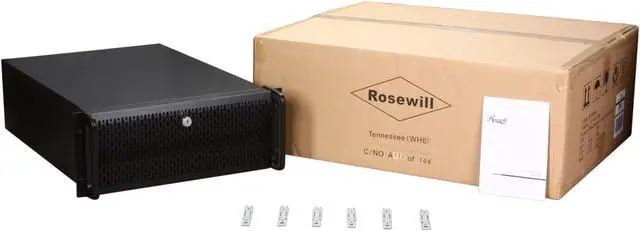 Alt view image 7 of 7 - Rosewill RSV-L4000 - 4U Rackmount Server Case / Chassis - 8 Internal Bays, 7 Cooling Fans Included