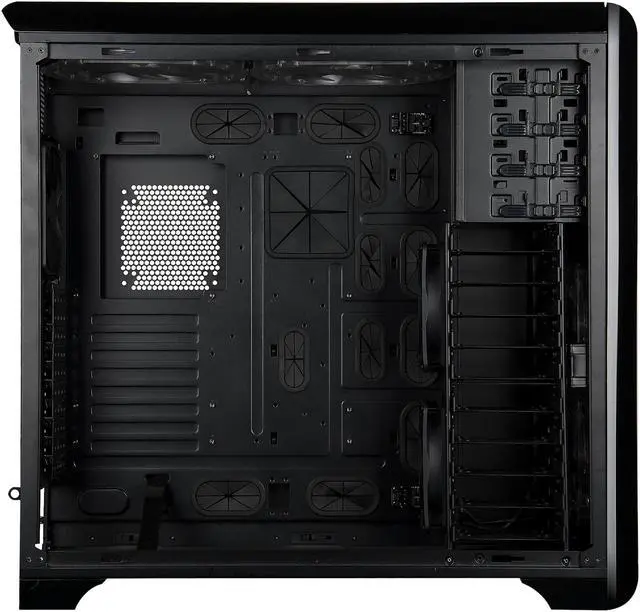 Alt view image 6 of 10 - Rosewill Full Tower Gaming Computer Case, support up to HPTX MB, Support Dual PSU, come with 8 cooling Fans - BlackHawk-Ultra