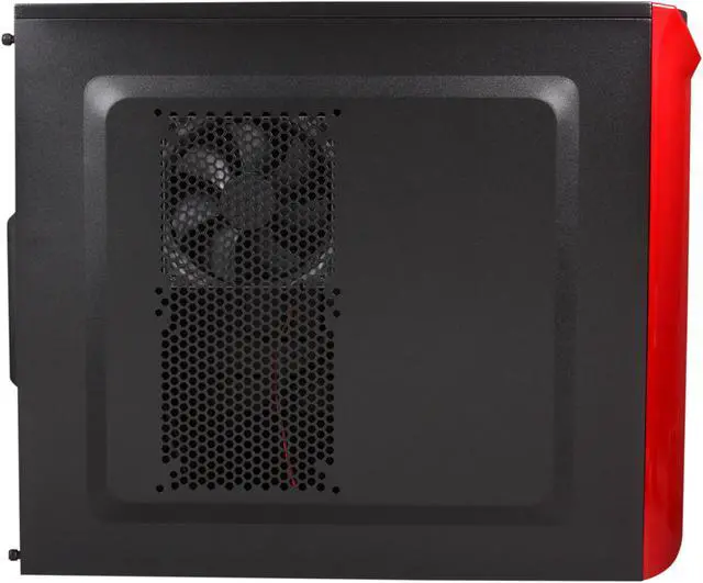 Alt view image 5 of 10 - Rosewill REDBONE U3 - ATX Mid Tower Computer Case - Black SECC Steel, USB 3.0, eSATA, 3 x 120mm Fans