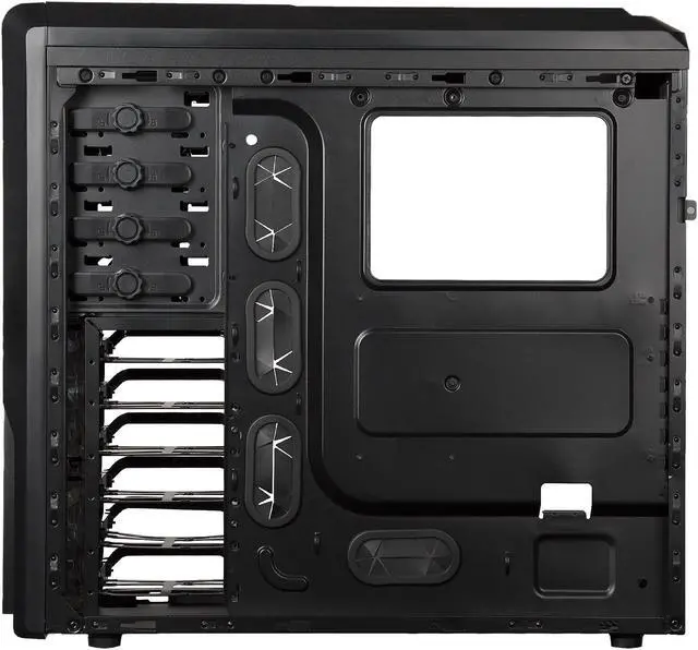 Alt view image 5 of 9 - Rosewill - Black Gaming ATX Mid Tower Case - 2 x Front Fans Included, Fan Controller, Front USB 2.0 & USB 3.0 Ports, Removable Top and Lower-Front Filter Panels - R5