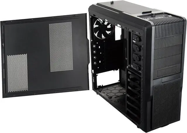 Alt view image 7 of 9 - Rosewill - Black Gaming ATX Mid Tower Case - 2 x Front Fans Included, Fan Controller, Front USB 2.0 & USB 3.0 Ports, Removable Top and Lower-Front Filter Panels - R5