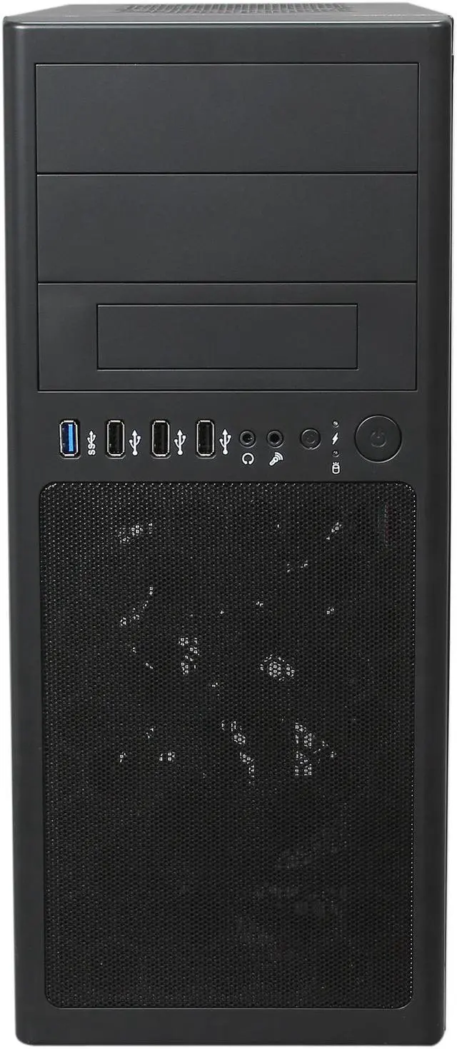 Alt view image 2 of 9 - Rosewill LINE ATX Mid Tower Computer Case,one USB 3.0,come with Three Fans,Support up to 7 Fans