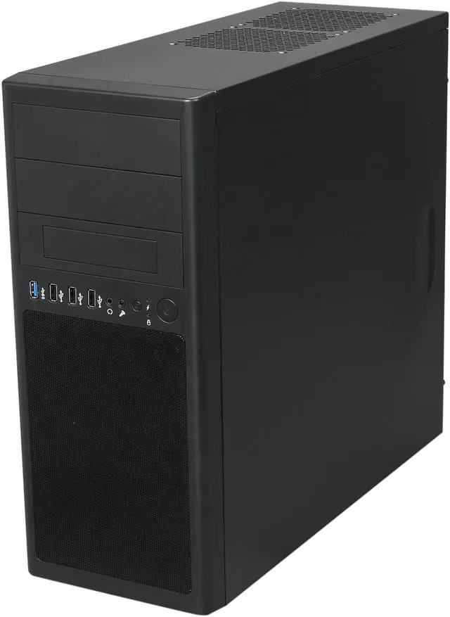 Alt view image 3 of 9 - Rosewill LINE ATX Mid Tower Computer Case,one USB 3.0,come with Three Fans,Support up to 7 Fans