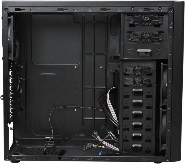 Alt view image 6 of 9 - Rosewill LINE ATX Mid Tower Computer Case,one USB 3.0,come with Three Fans,Support up to 7 Fans
