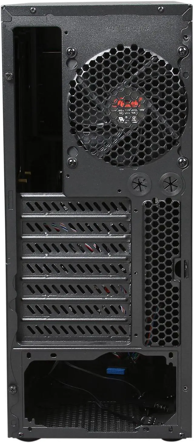 Alt view image 8 of 9 - Rosewill LINE ATX Mid Tower Computer Case,one USB 3.0,come with Three Fans,Support up to 7 Fans