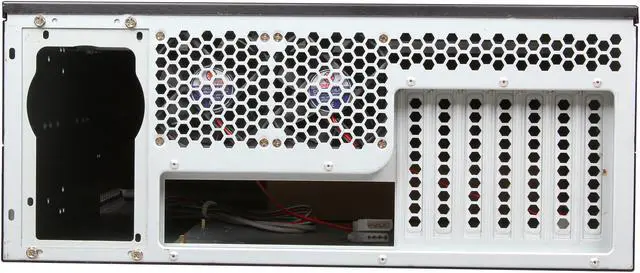 Alt view image 4 of 7 - Rosewill RSV-L4411 Black Metal/ Steel, 1.0 mm thickness, 4U Rackmount Server Chassis, 12 SATA Hot-swap Drives, 5 Included Cooling Fans