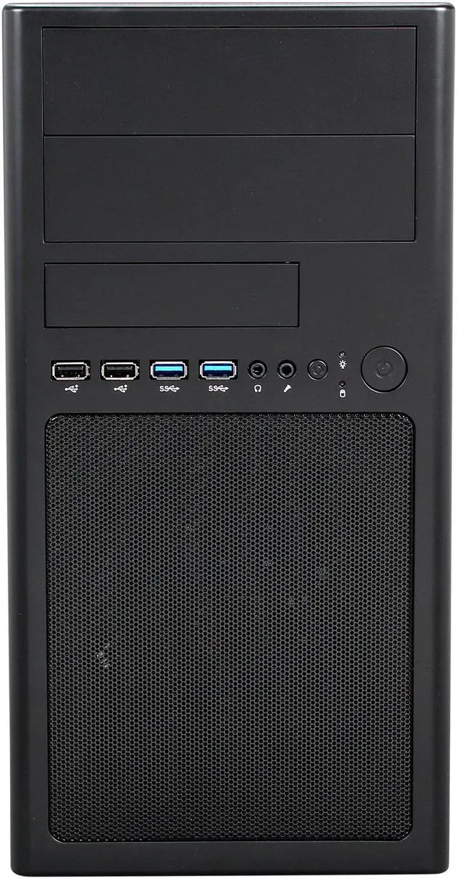 Alt view image 2 of 9 - Rosewill - LINE-M Micro ATX Mini Tower Computer Case - Dual USB 3.0 Ports, Dual Fans Included, Supports Up to Four (4) Fans and Up to 12.5" VGA Cards