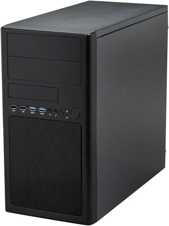 Alt view image 3 of 9 - Rosewill - LINE-M Micro ATX Mini Tower Computer Case - Dual USB 3.0 Ports, Dual Fans Included, Supports Up to Four (4) Fans and Up to 12.5" VGA Cards