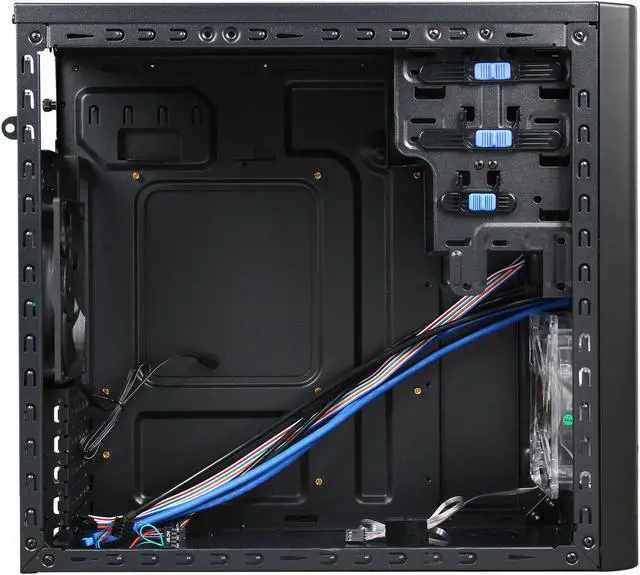 Alt view image 6 of 9 - Rosewill - LINE-M Micro ATX Mini Tower Computer Case - Dual USB 3.0 Ports, Dual Fans Included, Supports Up to Four (4) Fans and Up to 12.5" VGA Cards