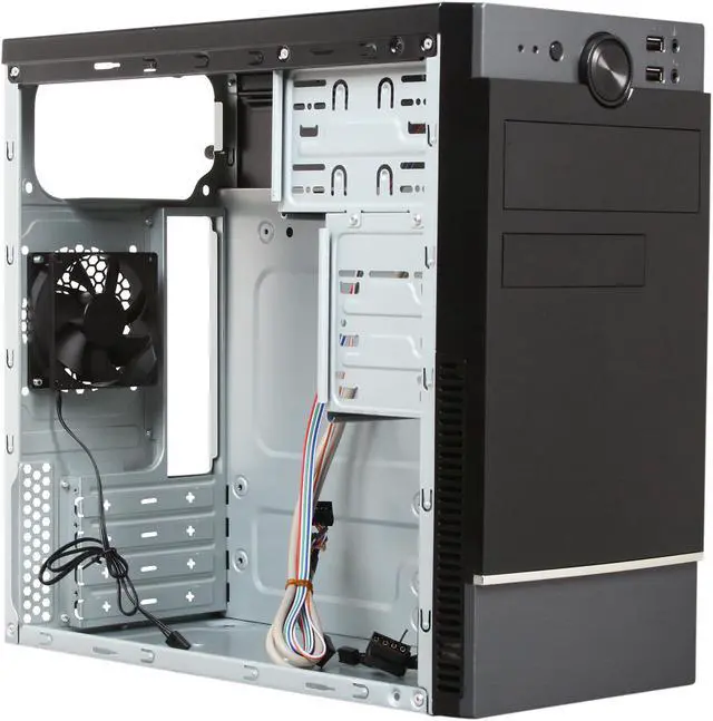 Alt view image 7 of 9 - Rosewill FBM-02 - Dual-Fan Micro ATX Mini Tower Computer Case