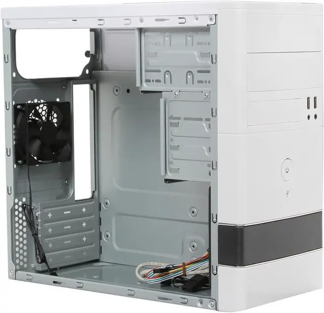 Alt view image 7 of 9 - Rosewill FBM-01-W Dual Fans MicroATX Mini Tower Computer Case