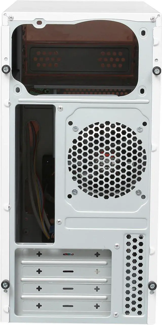 Alt view image 8 of 9 - Rosewill FBM-01-W Dual Fans MicroATX Mini Tower Computer Case