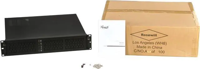 Alt view image 7 of 7 - Rosewill RSV-Z2600 - 2U Rackmount Server Case / Chassis - 4 x 3.5" Internal HDD Bays, 3 Included 80mm Cooling Fans