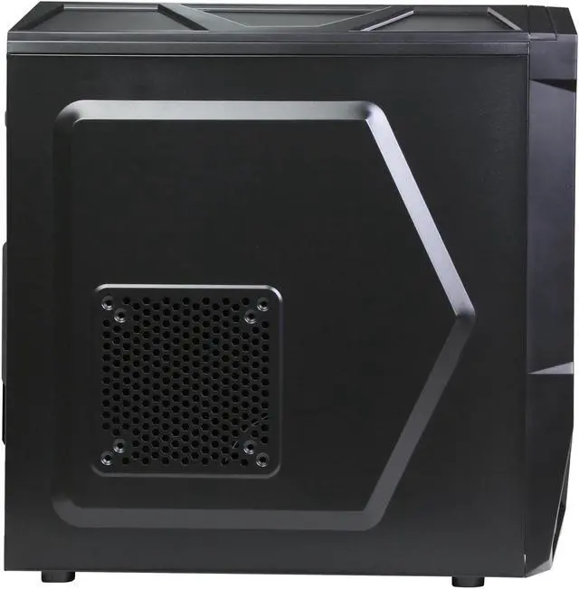 Alt view image 4 of 10 - Rosewill - Black Gaming ATX Mid Tower Computer Case - Three Fans Included, Up to Four Fans Supported, Top-Mounted USB 3.0 Port - Galaxy-01