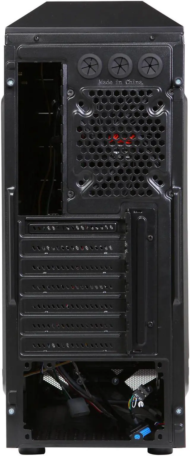 Alt view image 9 of 10 - Rosewill - Black Gaming ATX Mid Tower Computer Case - Three Fans Included, Up to Four Fans Supported, Top-Mounted USB 3.0 Port - Galaxy-01