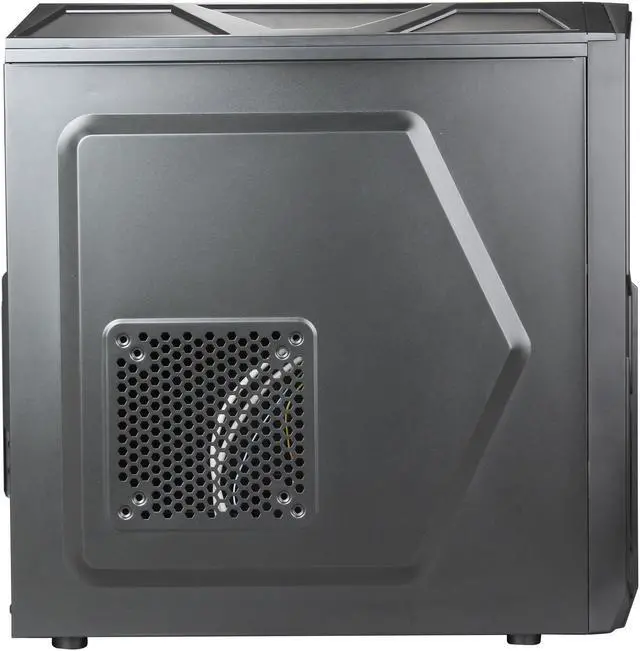 Alt view image 4 of 10 - Rosewill Galaxy-02-A - Black Gaming ATX Mid Tower Computer Case - Top-Mounted USB 3.0 Ports, Two Fans - 1 x Front Red LED 120mm, 1 x Rear 120mm