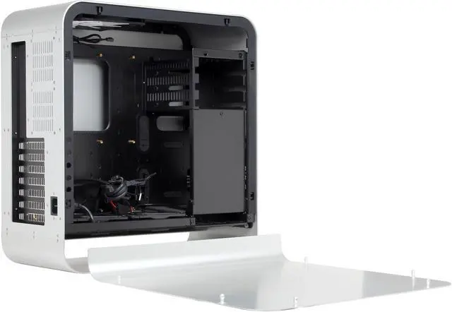 Alt view image 5 of 9 - Rosewill Legacy MX2-S Trio Fans Silver Aluminum Alloy  ATX Mid Tower Computer Case