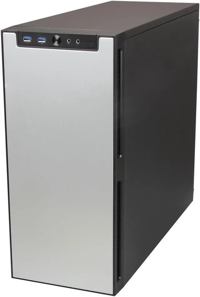 Alt view image 3 of 9 - Rosewill Legacy QT01-S - Tri-Fan, Silver Aluminum Alloy ATX Mid Tower Silent Computer Case