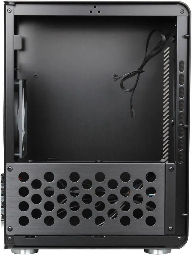 Alt view image 5 of 7 - Rosewill Legacy U3-B - Black, Aluminum Alloy, Micro ATX, Mini Tower Computer Case