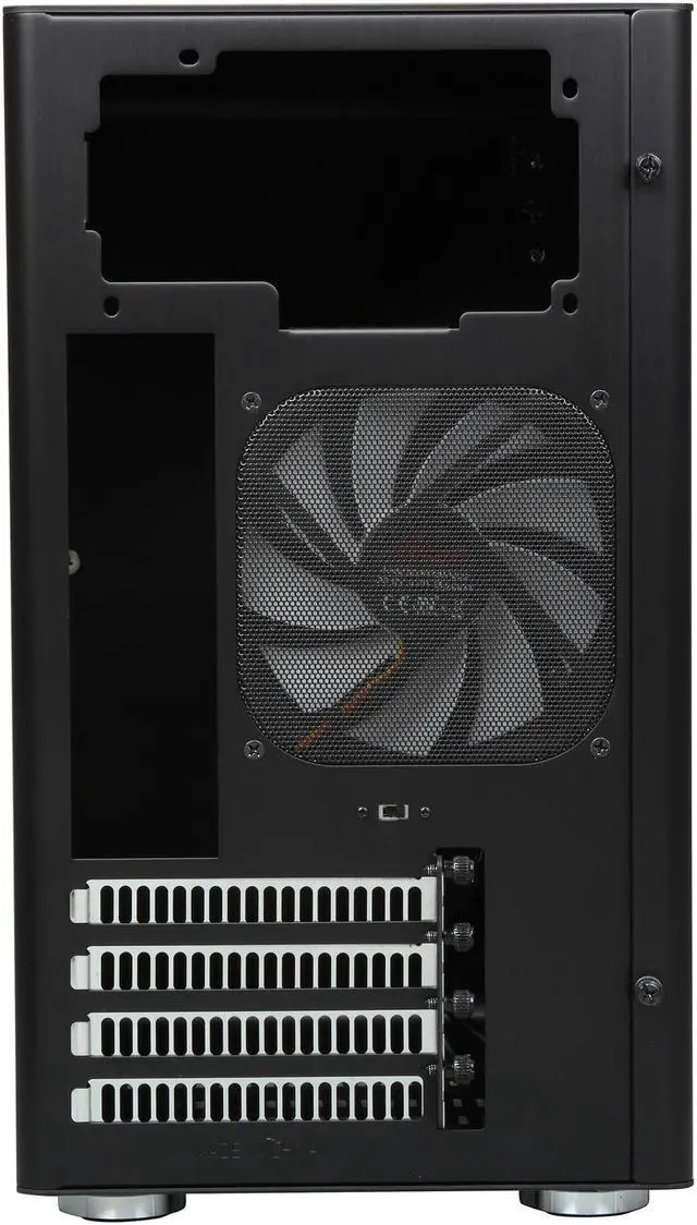 Alt view image 6 of 7 - Rosewill Legacy U3-B - Black, Aluminum Alloy, Micro ATX, Mini Tower Computer Case