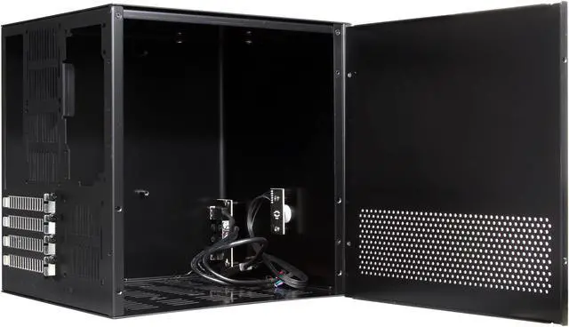 Alt view image 6 of 9 - Rosewill Legacy V4-B Black - Aluminum Alloy Micro ATX Computer Case