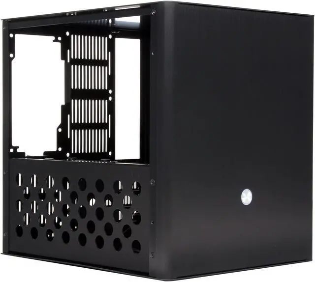 Alt view image 8 of 9 - Rosewill Legacy V4-B Black - Aluminum Alloy Micro ATX Computer Case