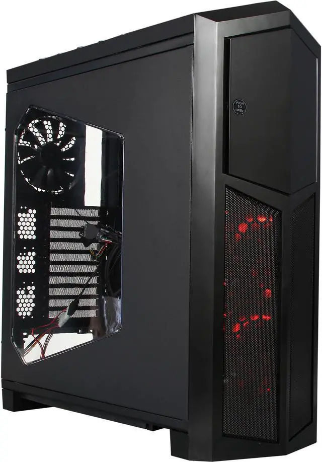 Main image of Rosewill - Black ATX Full Tower Gaming Computer Case - Supports E-ATX / XL-ATX Motherboards, Supports Up to 8 Fans - Throne-Window