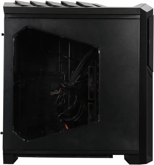 Alt view image 4 of 10 - Rosewill - Black ATX Full Tower Gaming Computer Case - Supports E-ATX / XL-ATX Motherboards, Supports Up to 8 Fans - Throne-Window