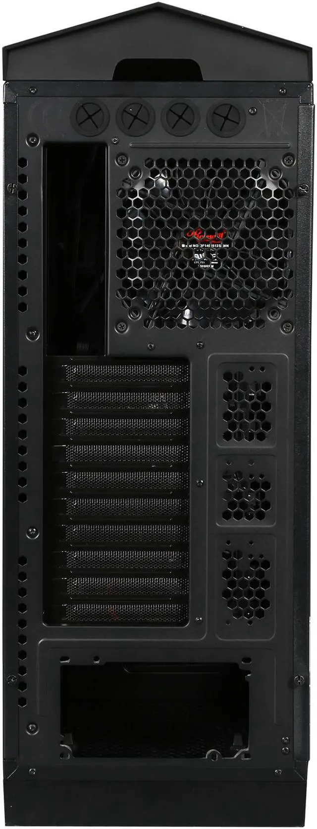 Alt view image 9 of 10 - Rosewill - Black ATX Full Tower Gaming Computer Case - Supports E-ATX / XL-ATX Motherboards, Supports Up to 8 Fans - Throne-Window