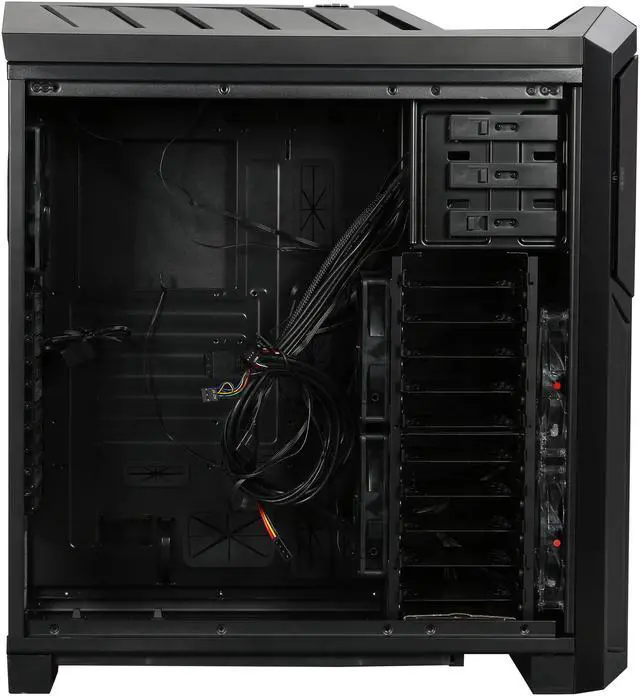 Alt view image 6 of 10 - Rosewill - Black ATX Full Tower Gaming Computer Case - Supports E-ATX / XL-ATX Motherboards, Supports Up to 8 Fans - Throne-Window
