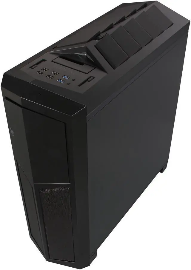 Alt view image 8 of 10 - Rosewill - Black ATX Full Tower Gaming Computer Case - Supports E-ATX / XL-ATX Motherboards, Supports Up to 8 Fans - Throne-Window