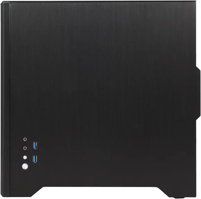 Alt view image 4 of 10 - Rosewill Legacy W1-B - Black Aluminum & Steel Mini-ITX Tower Computer Case - Dual Fans