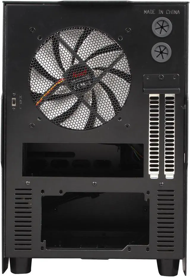 Alt view image 9 of 10 - Rosewill Legacy W1-B - Black Aluminum & Steel Mini-ITX Tower Computer Case - Dual Fans
