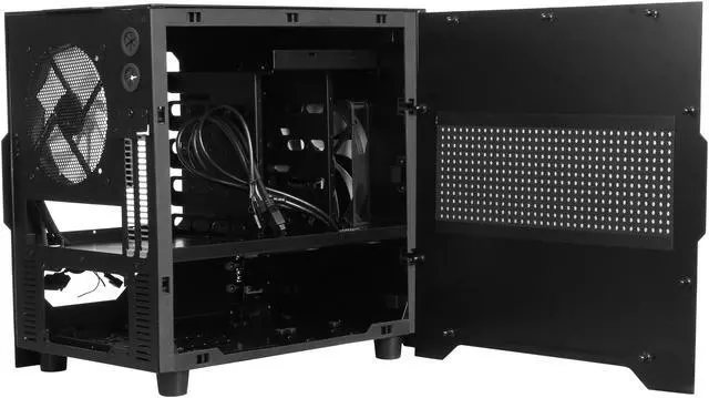 Alt view image 5 of 9 - Rosewill Legacy W1-B-Window Black Dual Fans Computer Case