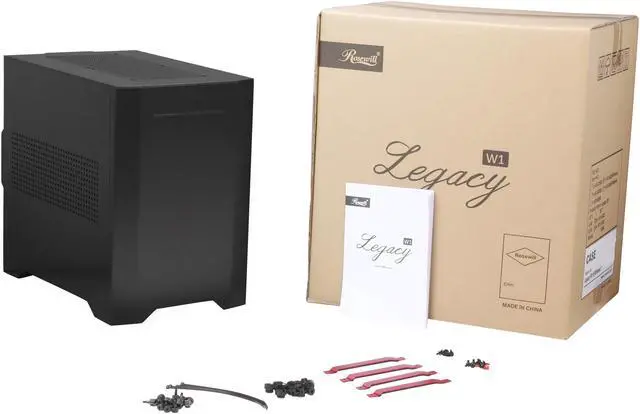 Alt view image 9 of 9 - Rosewill Legacy W1-B-Window Black Dual Fans Computer Case