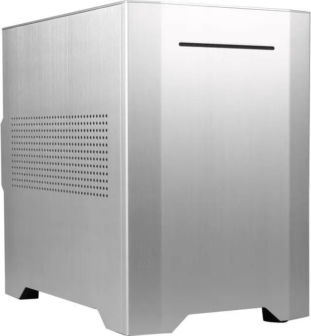 Main image of Rosewill Legacy W1-S - Window, Silver Aluminum & Steel Mini-ITX Tower Dual-Fan Computer Case