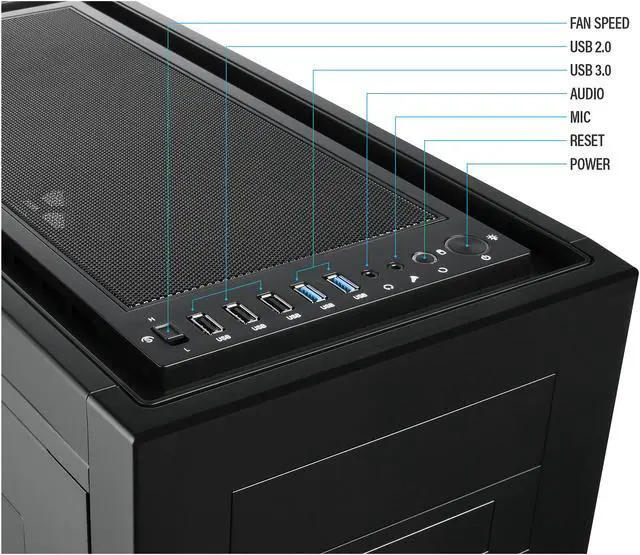 Alt view image 11 of 13 - Rosewill RISE ATX Full Tower Gaming PC Computer Case, EATX Support, Dual PSU Support, Optional 360mm Water Cooling Radiator, up to 7 Fan Support