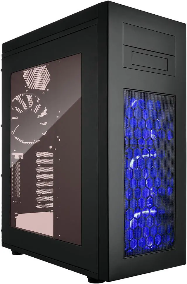 Main image of Rosewill RISE GLOW ATX Full Tower Gaming PC Computer Case, Supports: E-ATX, Dual PSU Mount, Vertical GPU Mount & 360mm Liquid Coolers, 4 Dual-Speed Fans