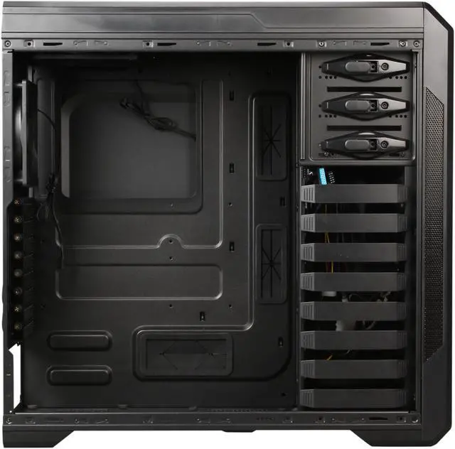 Alt view image 7 of 10 - Rosewill ATX Mid Tower Gaming Computer Case with Side Panel Window - Top HDD Dock and Fan Controller Included, Supports Up To 5 Fans - Stealth