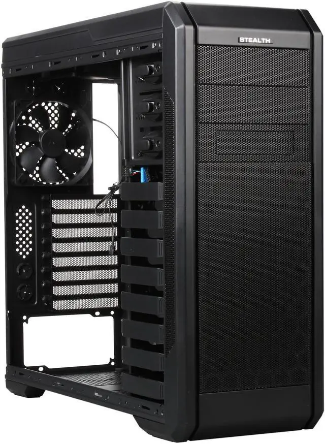 Alt view image 8 of 10 - Rosewill ATX Mid Tower Gaming Computer Case with Side Panel Window - Top HDD Dock and Fan Controller Included, Supports Up To 5 Fans - Stealth