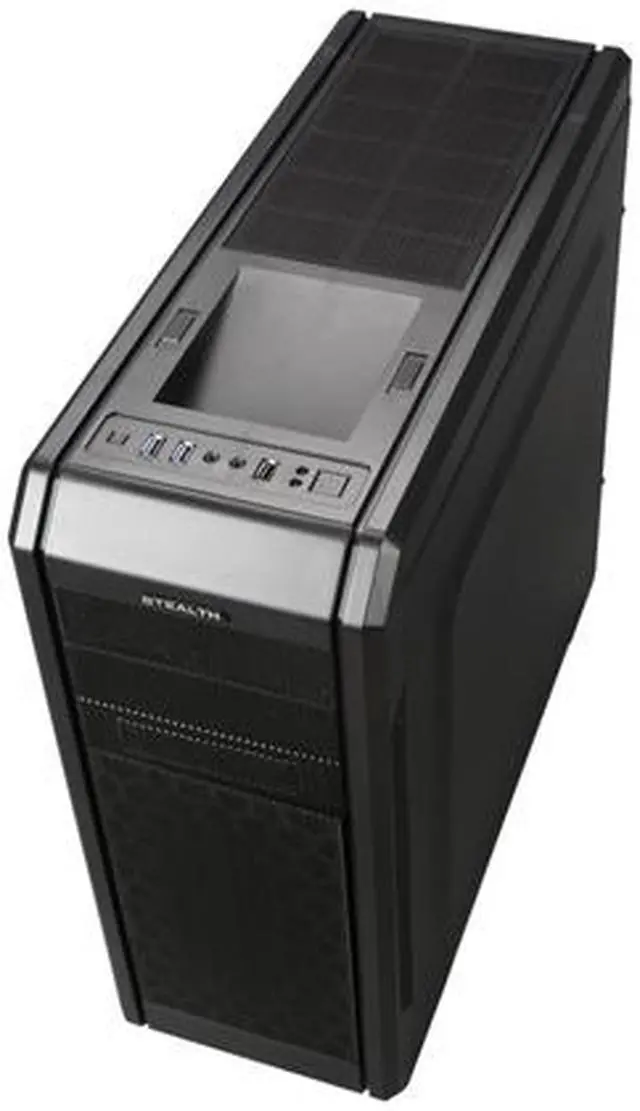 Alt view image 9 of 10 - Rosewill ATX Mid Tower Gaming Computer Case with Side Panel Window - Top HDD Dock and Fan Controller Included, Supports Up To 5 Fans - Stealth