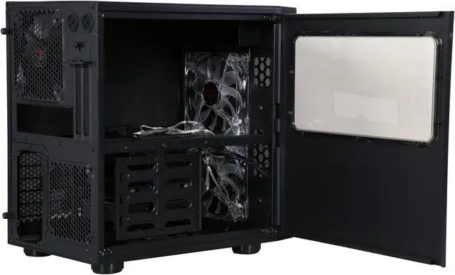 Alt view image 5 of 9 - Rosewill Neutron – Mini Tower Computer Case – Gaming Cube – Supports Mini-ITX M/B – Supports Standard PS/2 PSU – Supports Up to 13.3” (340 mm) VGA Cards & Up to 6 Fans