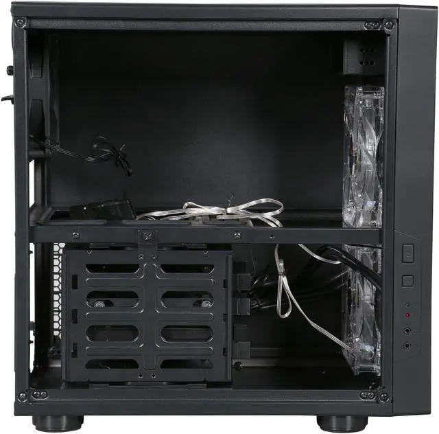 Alt view image 6 of 9 - Rosewill Neutron – Mini Tower Computer Case – Gaming Cube – Supports Mini-ITX M/B – Supports Standard PS/2 PSU – Supports Up to 13.3” (340 mm) VGA Cards & Up to 6 Fans