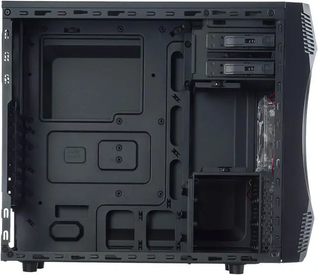 Alt view image 5 of 8 - Rosewill ATX Mid Tower Gaming Computer Case, Latching Tool-less Design of Drive Bays, Support up to 5 Fans - CHALLENGER S