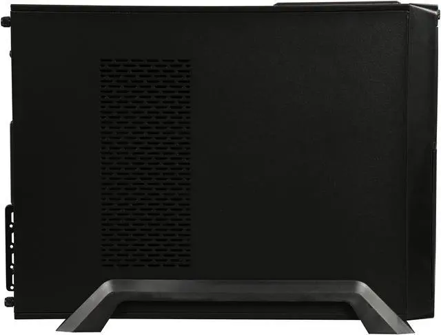 Alt view image 4 of 9 - ABS R206-ITX - Micro ATX Slim Computer Case - Black