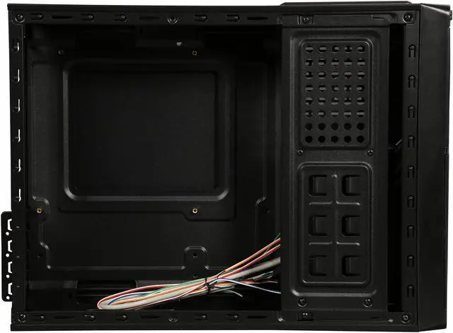 Alt view image 6 of 9 - ABS R206-ITX - Micro ATX Slim Computer Case - Black