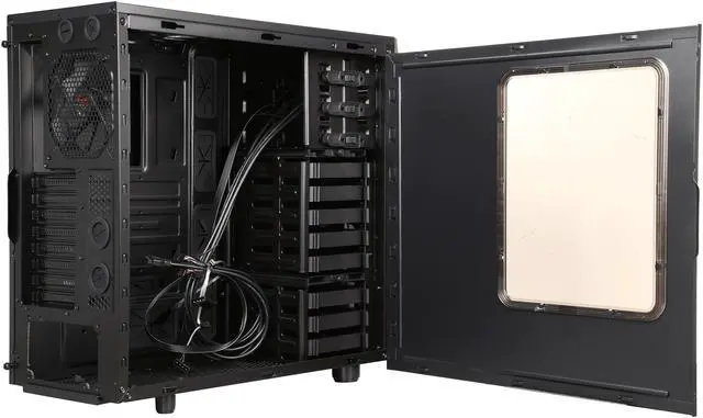 Alt view image 6 of 10 - Rosewill ATX Mid Tower Gaming Computer Case, support VGA card length up to 340mm, come with four fans-2 x Front 120mm Fan, 1 x Rear 120mm Fan, 1 x Top 140mm Fan - WolfAlloy