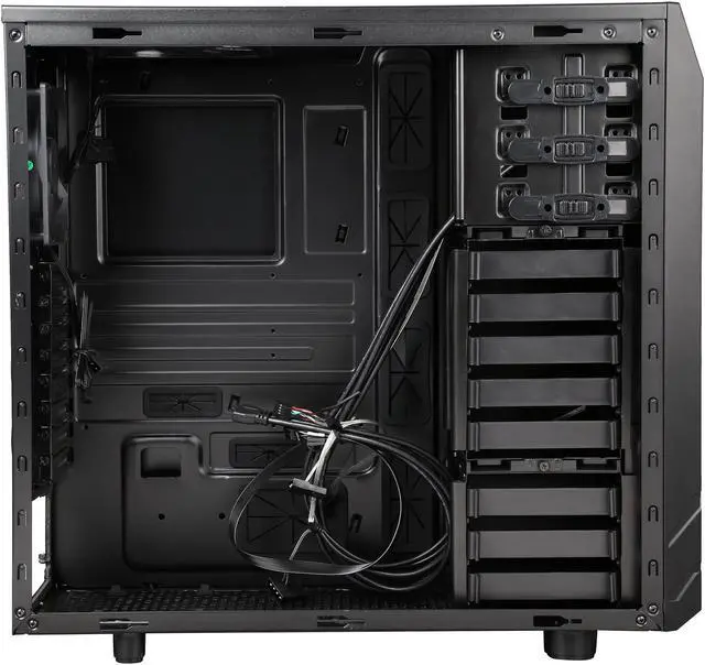Alt view image 7 of 10 - Rosewill ATX Mid Tower Gaming Computer Case, support VGA card length up to 340mm, come with four fans-2 x Front 120mm Fan, 1 x Rear 120mm Fan, 1 x Top 140mm Fan - WolfAlloy